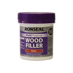 Ronseal Multipurpose Wood Filler Tub Medium 250g Ronseal - RockBottom Nothampton