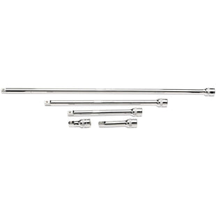 Draper Extension Bar Set, 3/8" Sq. Dr., Polished Chrome (5 Piece) 16767 Draper - Town Tools 