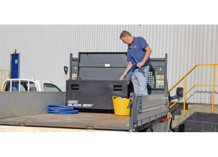 Draper Black Box Contractor's Secure Storage Box - 1220 x 610 x 700mm Draper - Town Tools 