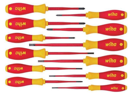 Wiha SoftFinish® electric slimFix Screwdriver Set, 12 Piece Wiha - RockBottom Northampton