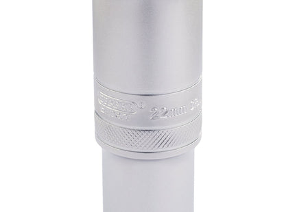 Draper 6 Point Metric Deep Socket, 1/2" Sq. Dr., 22mm 16654 Draper - Town Tools 