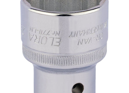 Draper Elora Bi-Hexagon Socket, 1/2" Sq. Dr., 29mm 24749 Draper - Town Tools 