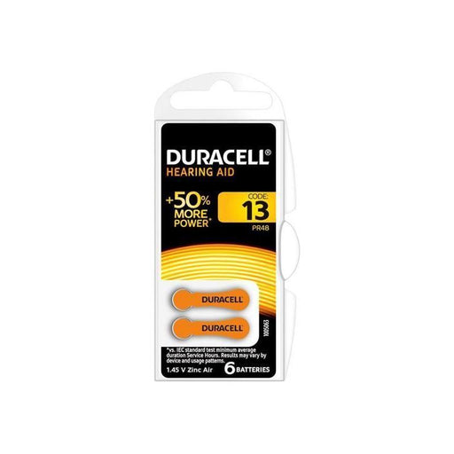 Duracell Specialty Hearing Aid Batteries Size 13 (6 Pack) Duracell - RockBottom Northampton