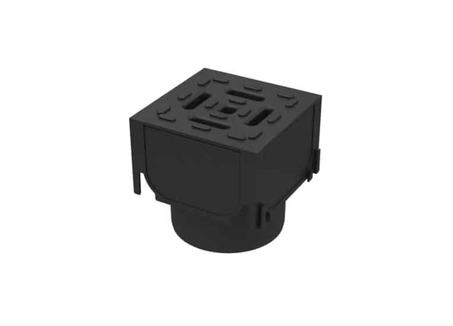 ACO Hexdrain Plastic Channel Drainage Corner Unit and Vertical Outlet