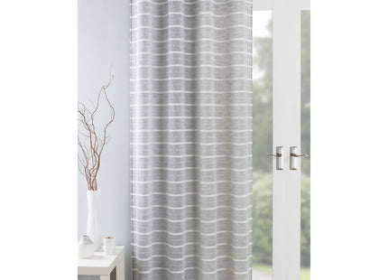 Antigua Eyelet Panel - Grey 229cm