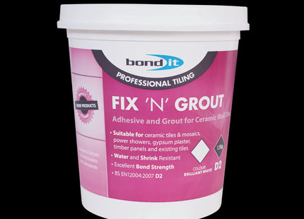 Bond-It Professional Tiling Fix n Grout 1.5kg