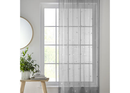 Bee Voile Panel Grey 183Cm