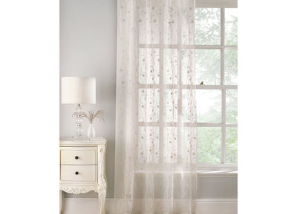Belle Voile Panel 137cm Cream