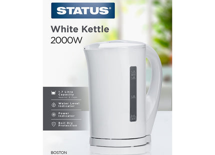 Boston White Kettle 1.7L