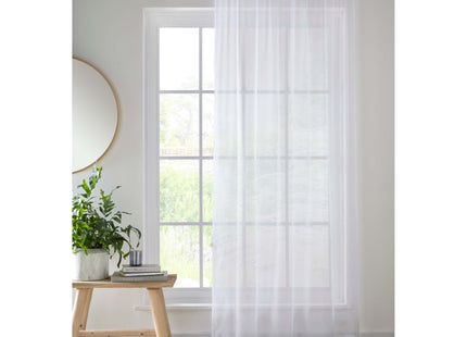 Crystal Voile Panel White 137Cm