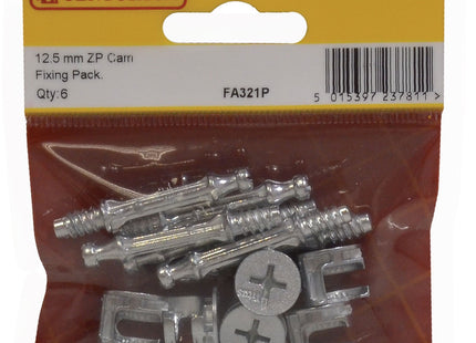 12.5mm Zp Universal cam fixing (pack of 6)