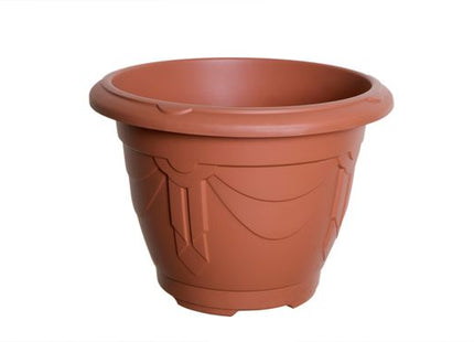33cm Round Venetian Planter Terracotta