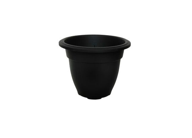 WhiteFurze 55cm Bell Planter Black
