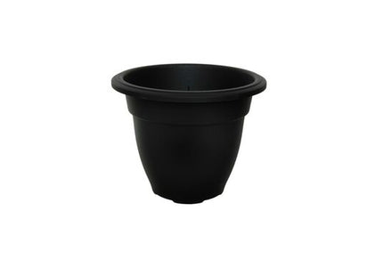 WhiteFurze 30cm Bell Planter Black