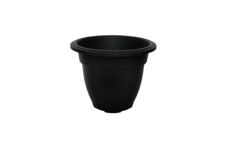 WhiteFurze 30cm Bell Planter Black