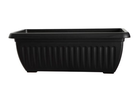 70cm Athens Patio Box Black