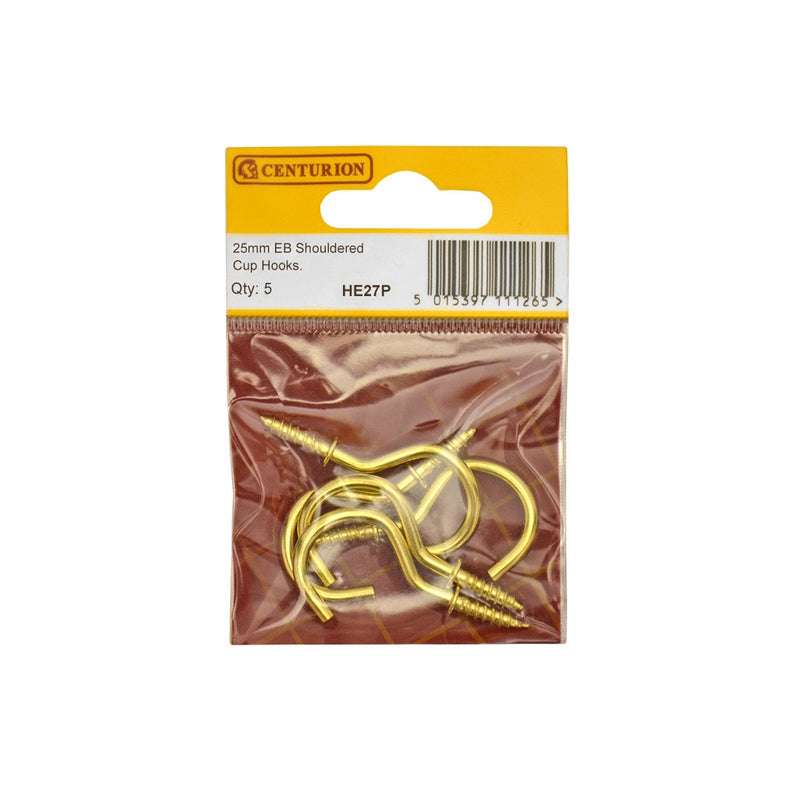 25Mm Eb Shouldered Cup Hooks