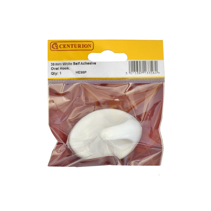 Small Round Self Adhesive Hooks 2pk