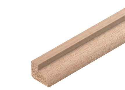 Red Hardwood Glass Bead 15 x 9 x 2400mm
