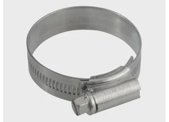 1M Hose Clip - Zinc MSZP 32 - 45mm