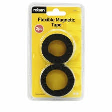 Rolson 2Pc Self Adhesive Magnetic Tape