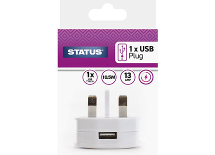 Status USB Plug White