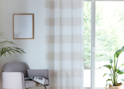 Santorini Eyelet Panel Natural 137cm