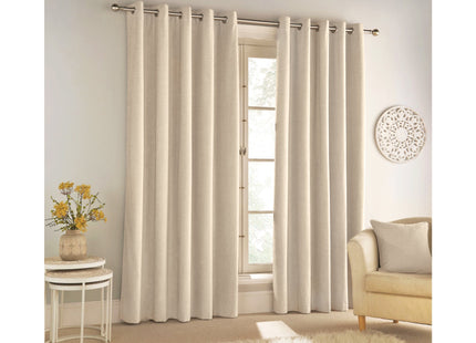 Savoy B/Out R/M Curtains Cream 117x229cm