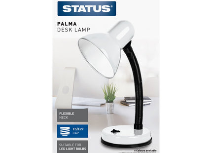 Palma Desk Lamp - White