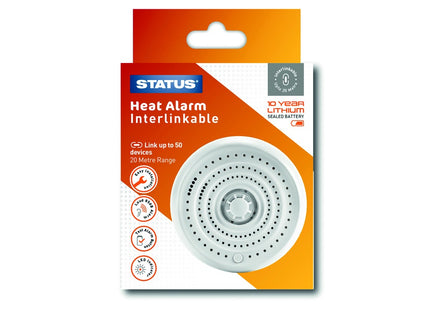 Status Interlinkable Heat Alarm