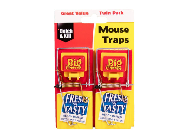 Fresh Baited Mouse Trap Twin Pack
