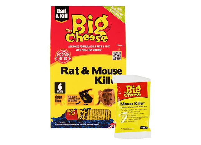 Rat & Mouse Killer 6X25G Sachets