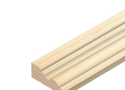 Barrel Mould Pine Decorative 21x9x2400mm