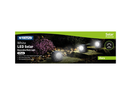 Uluru Small Solar Rock 3Pk