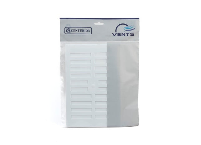 Ps 9X6 White Adjustable Vent W/Flyscreen