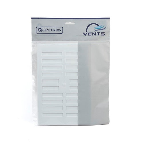 Ps 9X6 White Adjustable Vent W/Flyscreen