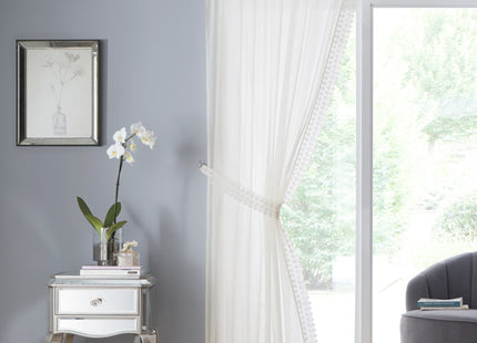 Windsor Voile Panel 122cm Cream