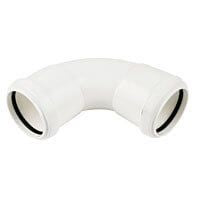 Floplast pushfit waste 92.5 degree bend 32mm white WP14