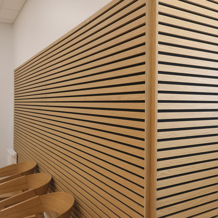 ACUPANEL Acoustic Slat Wall Panels OAK ( STANDARD)