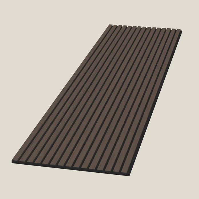 ACUPANEL Acoustic Slat Wall Panels Smoked Oke Effect