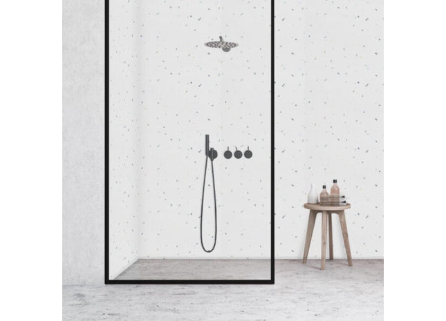 AQUA Panel Decorative Cladding 10mm White Sparkle