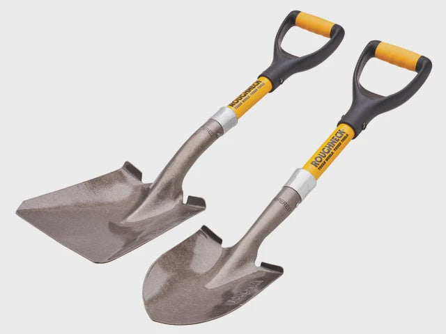 Roughneck Bulk & Round Micro Shovel Twin Pack