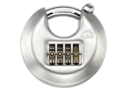 Squire DCL1COMBI Combination Disc Lock 70mm Squire - RockBottom Nothampton