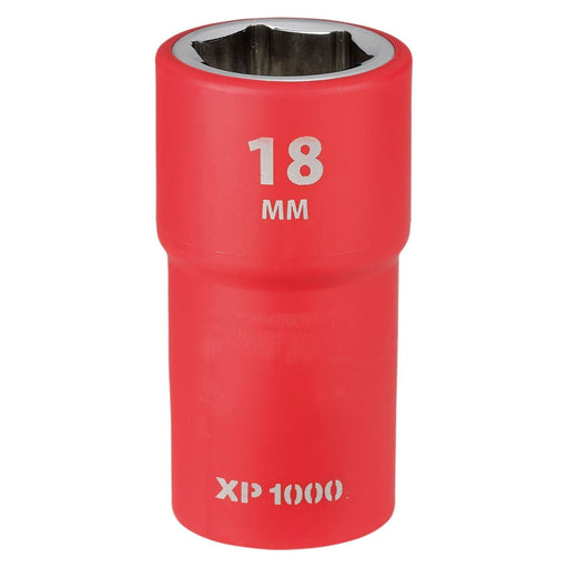 Draper XP1000 VDE Socket, 1/2" Sq. Dr., 18mm Draper - Town Tools