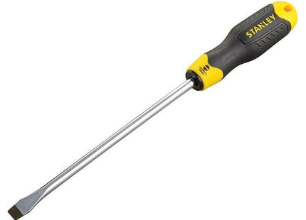 Stanley® Hand Tools Cushion Grip Screwdriver Flared Tip 10 x 200mm STANLEY® Hand Tools - RockBottom Nothampton