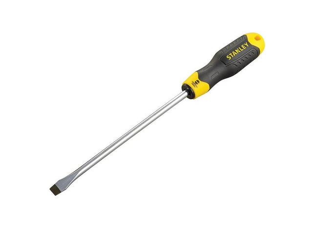 Stanley® Hand Tools Cushion Grip Screwdriver Flared Tip 10 x 200mm STANLEY® Hand Tools - RockBottom Nothampton
