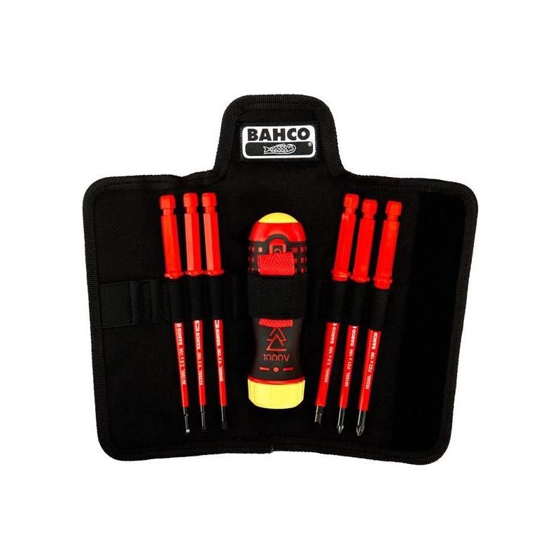 Bahco Insulated Ratcheting Screwdriver Set, 6 Piece Bahco - RockBottom Northampton