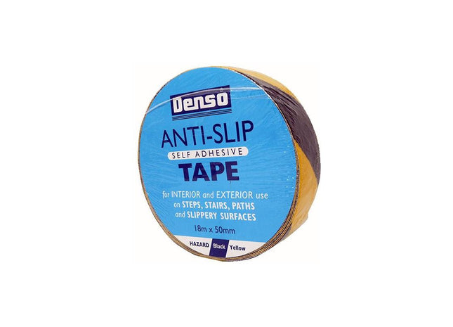 Sylglas Anti-Slip Tape 50mm x 18m Black & Yellow Hazard Sylglas - RockBottom Nothampton