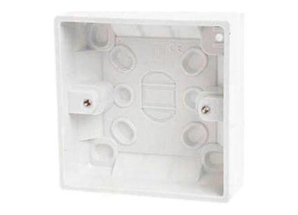 Dencon Pattress Box 1-Gang 28/32mm Dencon - RockBottom Northampton