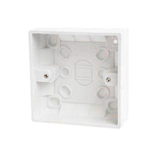 Dencon Pattress Box 1-Gang 28/32mm Dencon - RockBottom Northampton